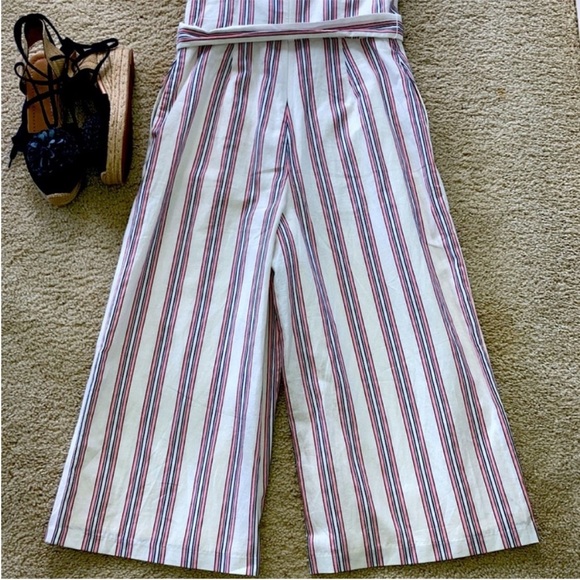 Banana Republic Linen-Cotton Cropped Jumpsuit - Picture 9 of 9